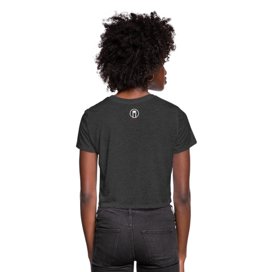 Women's Cropped T-Shirt - deep heather
