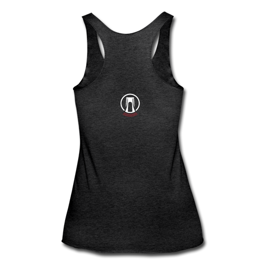 Women’s Tri-Blend Racerback Tank - heather black