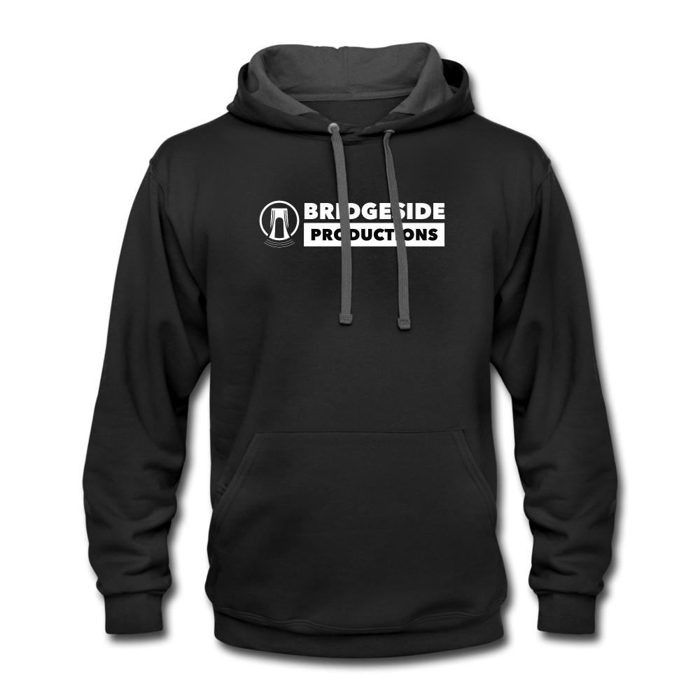 Bridgeside Productions Contrast Hoodie - black/asphalt