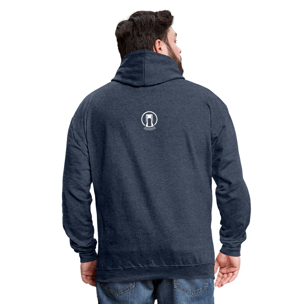 Bridgeside Productions Contrast Hoodie - indigo heather/asphalt