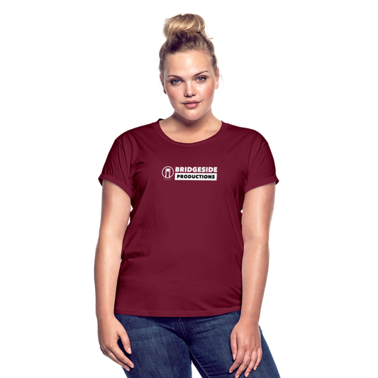 Bridgeside Productions Relaxed Fit T-Shirt - burgundy