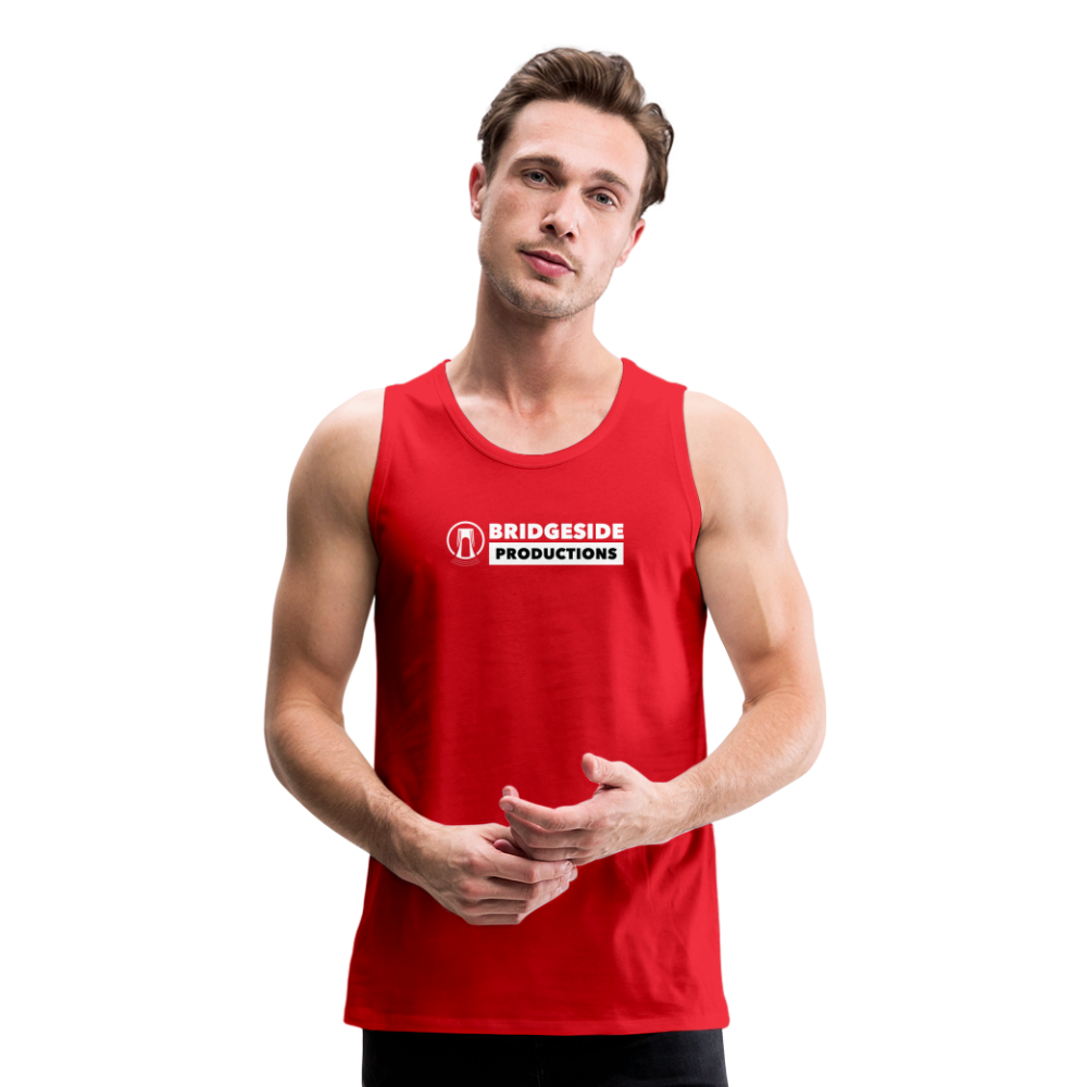 Bridgeside Productions Men’s Premium Tank - red
