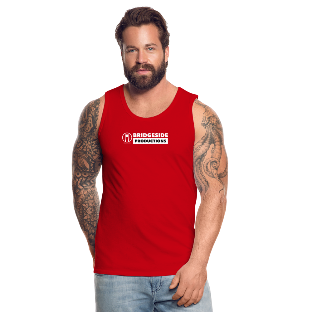 Bridgeside Productions Men’s Premium Tank - red