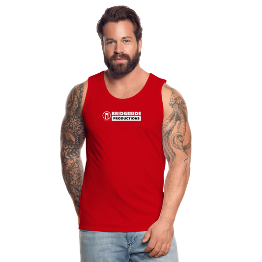 Bridgeside Productions Men’s Premium Tank - red