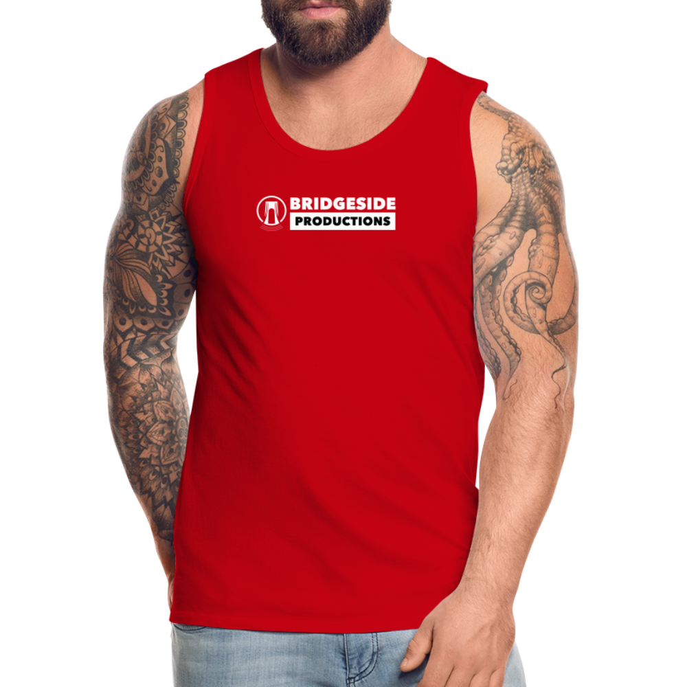 Bridgeside Productions Men’s Premium Tank - red