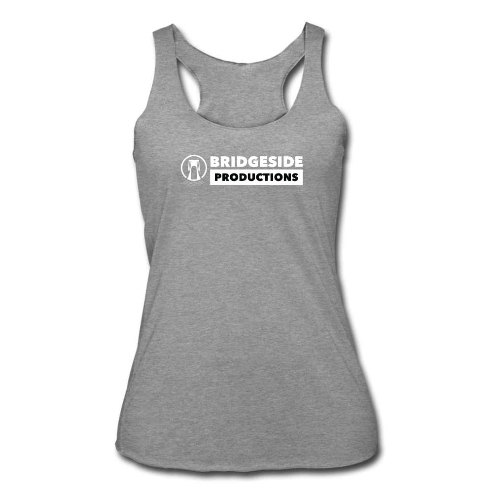 Bridgeside Productions Women’s Tri-Blend Racerback Tank - heather grey
