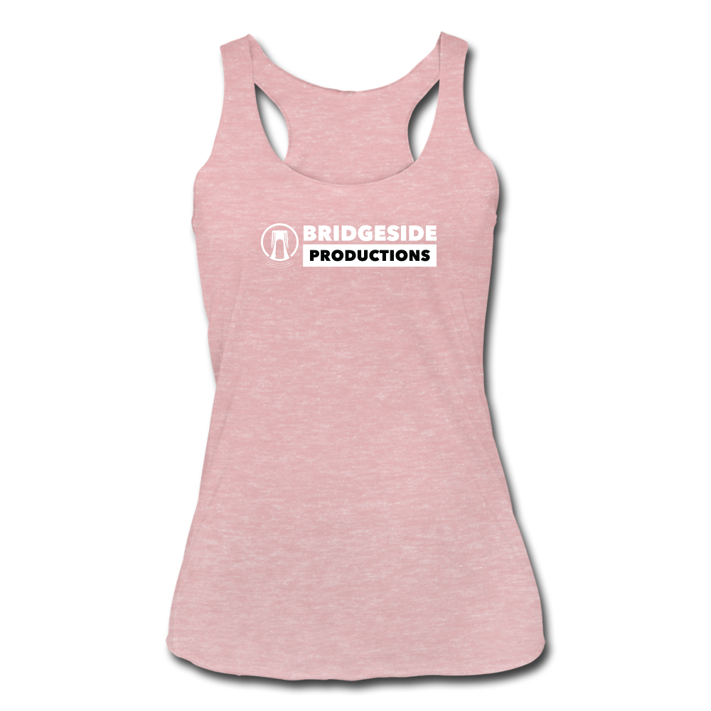 Bridgeside Productions Women’s Tri-Blend Racerback Tank - heather dusty rose