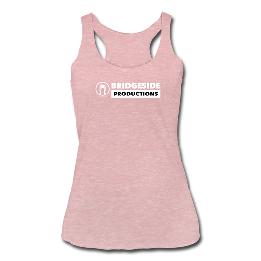 Bridgeside Productions Women’s Tri-Blend Racerback Tank - heather dusty rose