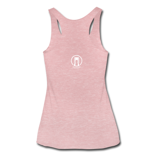 Bridgeside Productions Women’s Tri-Blend Racerback Tank - heather dusty rose