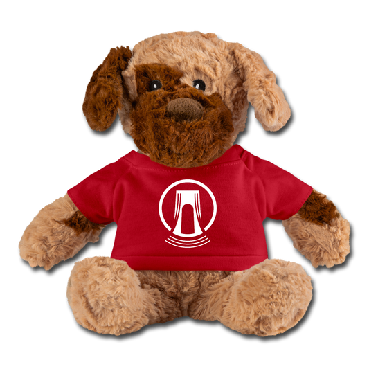 Bridgeside Stuffed Pup Plushie - red