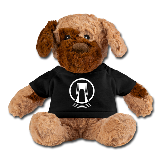 Bridgeside Stuffed Pup Plushie - black