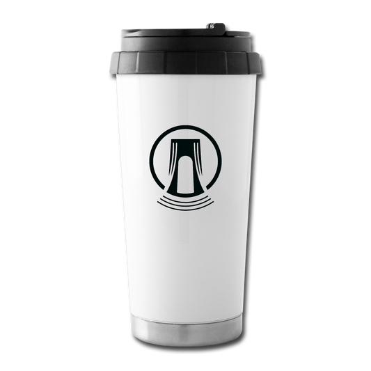 Bridgeside Travel Mug - white