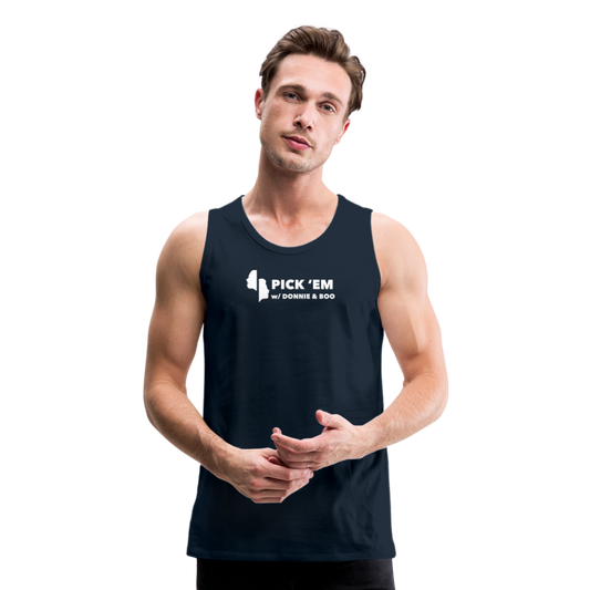 Pick 'Em Men’s Premium Tank - deep navy