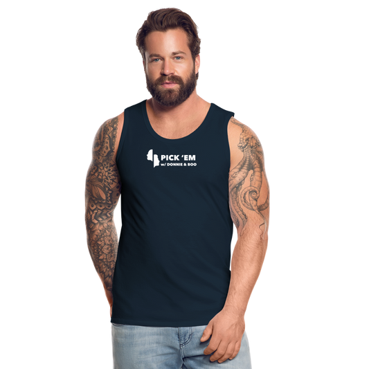 Pick 'Em Men’s Premium Tank - deep navy