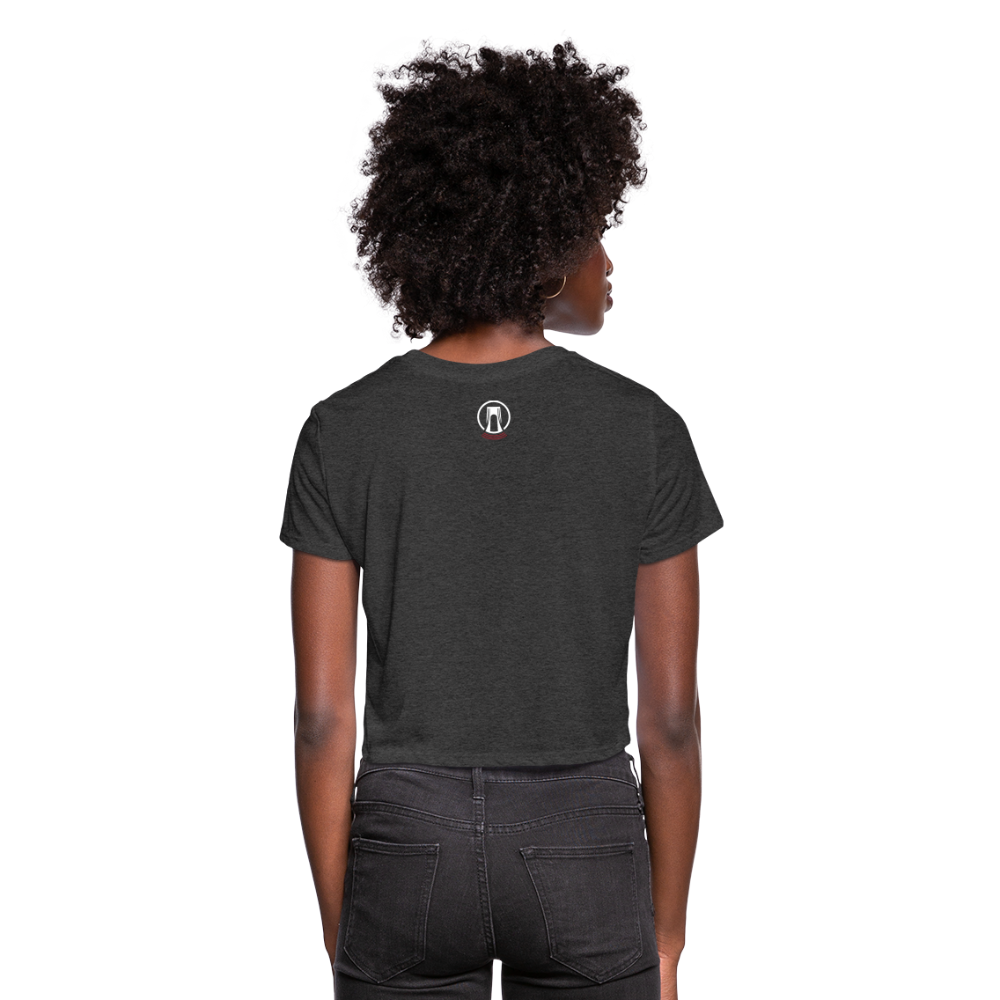 Women's Cropped T-Shirt - deep heather