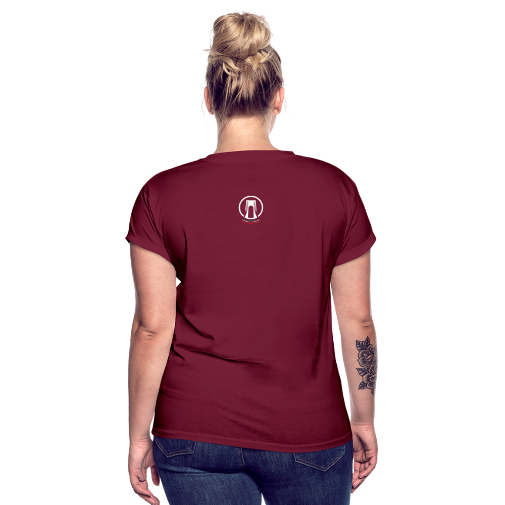 Women's Relaxed Fit T-Shirt - burgundy