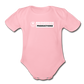 Bridgeside Productions Organic Short Sleeve Baby Bodysuit - light pink