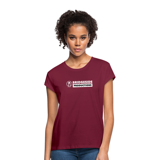 Bridgeside Productions Relaxed Fit T-Shirt - burgundy