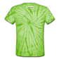 Bridgeside Productions Unisex Tie Dye T-Shirt - spider lime green