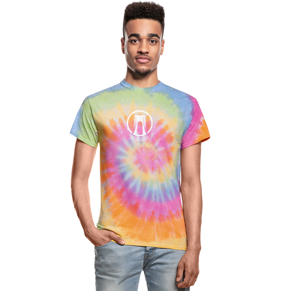 Bridgeside Productions Unisex Tie Dye T-Shirt - rainbow