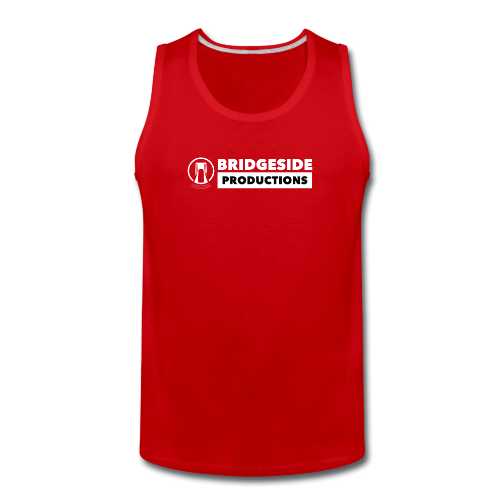 Bridgeside Productions Men’s Premium Tank - red