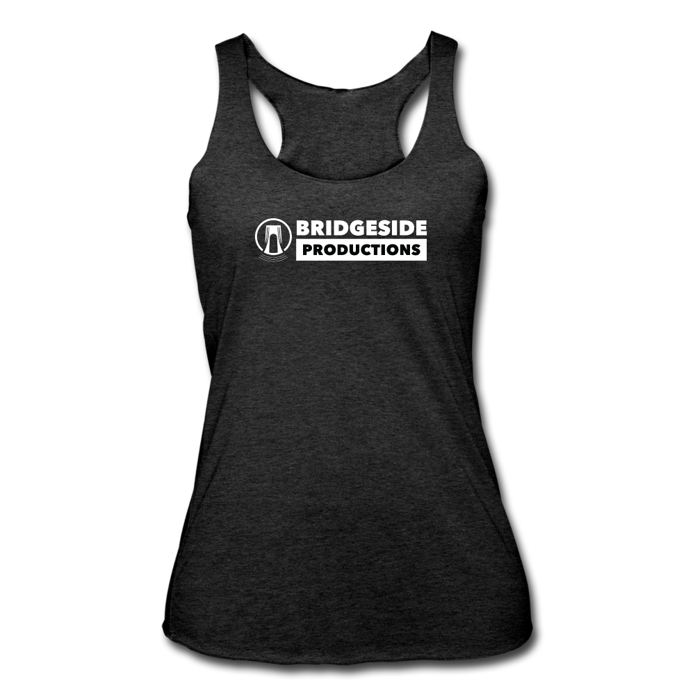 Bridgeside Productions Women’s Tri-Blend Racerback Tank - heather black