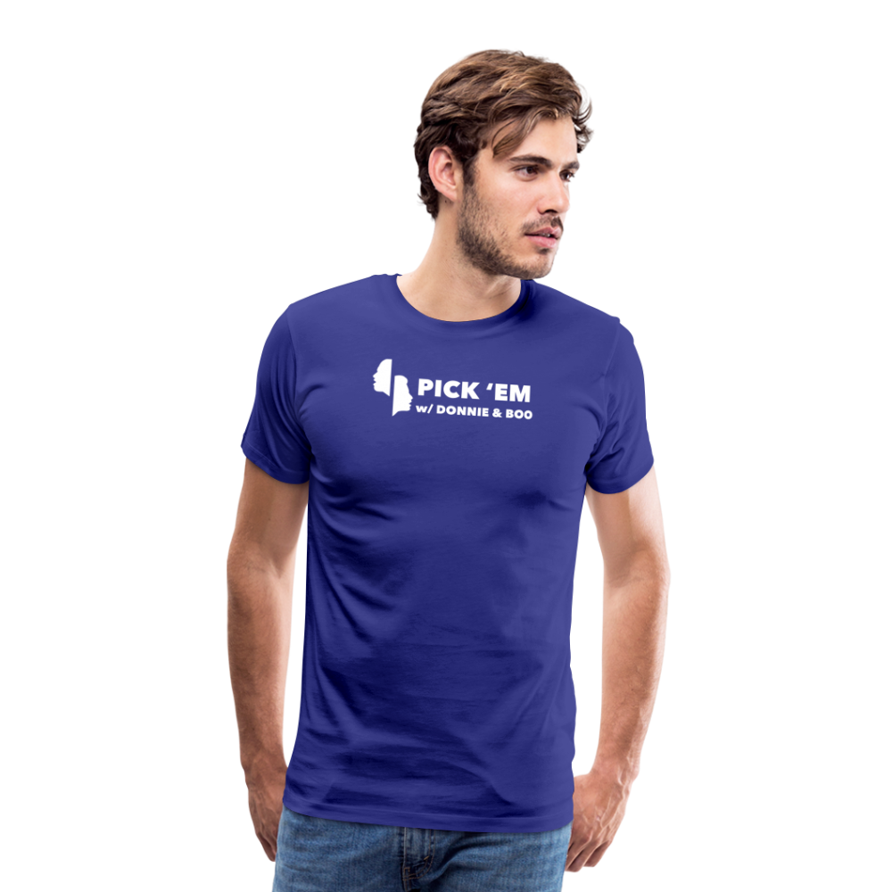 Pick 'Em Men's Premium T-Shirt - royal blue