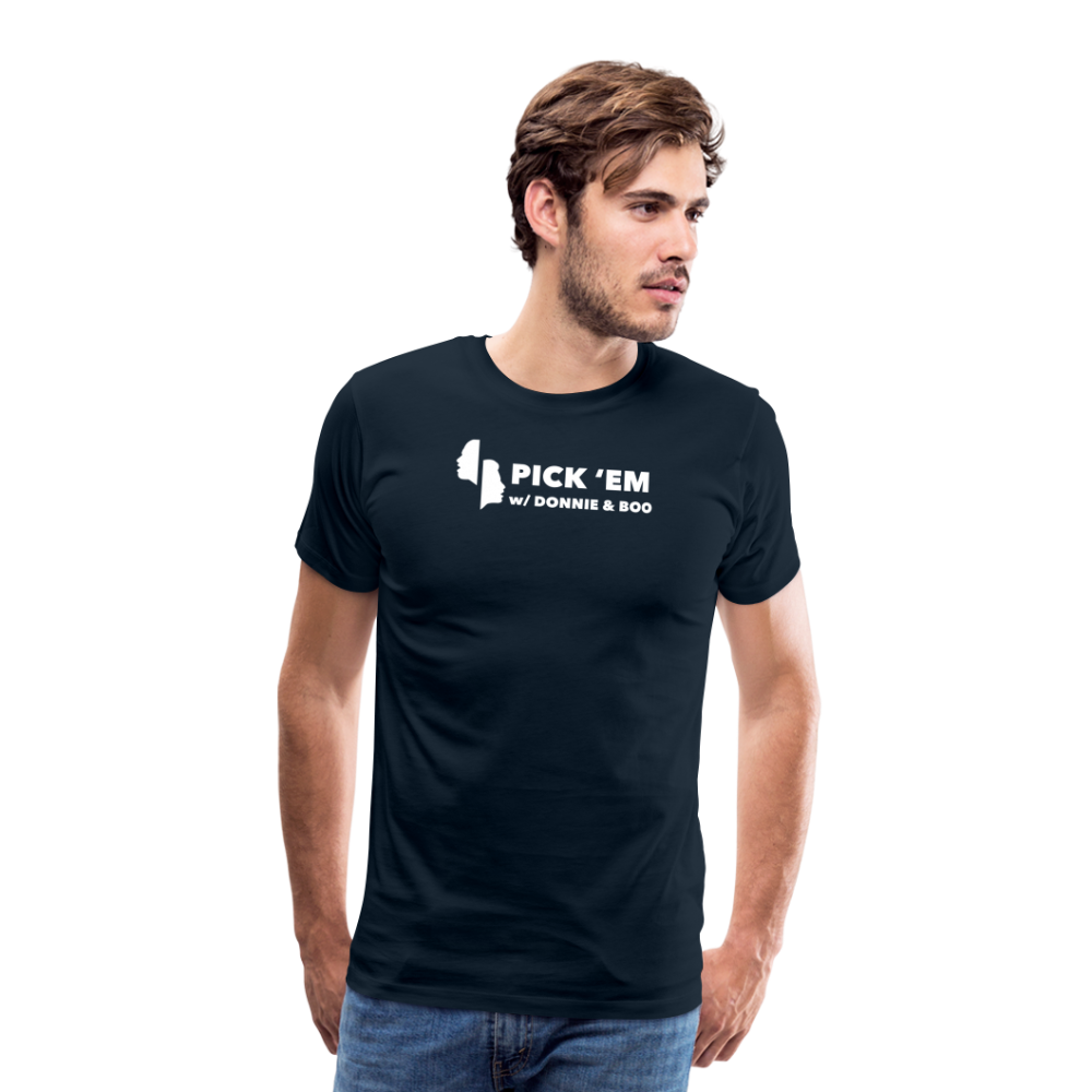 Pick 'Em Men's Premium T-Shirt - deep navy