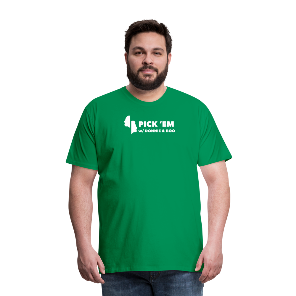 Pick 'Em Men's Premium T-Shirt - kelly green